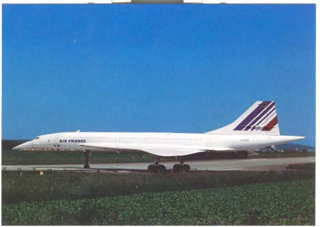 AIR FRANCE CONCORDE - Aviation Postcard Airlines-TAX-022