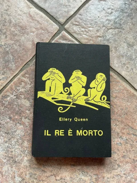 ELLERY QUEEN il re è morto CLASSICI GIALLO MONDADORI libro romanzo book narrativ