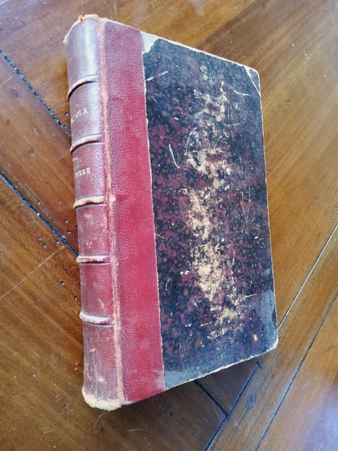 Livre Ancien emile ZOLA la Terre 1892  1 er editions  charpentier