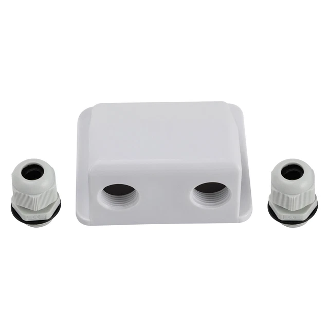 DOUBLE WIRE CABLE Entry Gland Box Boat RV Roof Solar Panel Junction Box