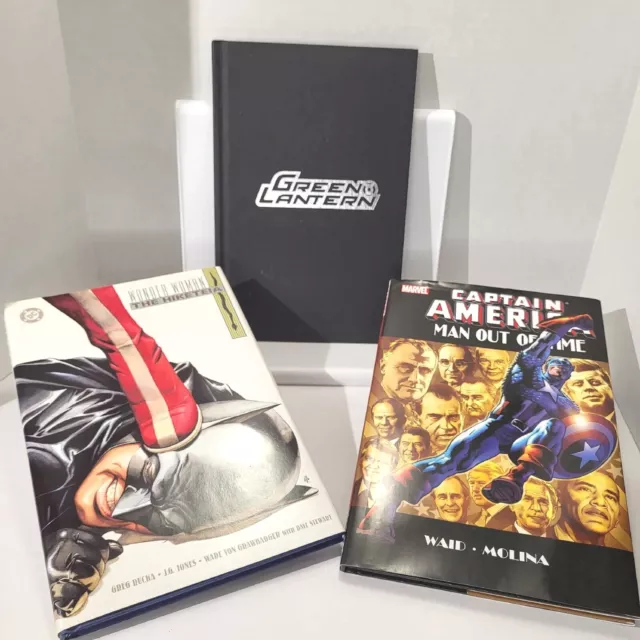 Marvel DC Lot of 3 Captain America, Wonder Woman 2002, Green Lantern, HC, [15]