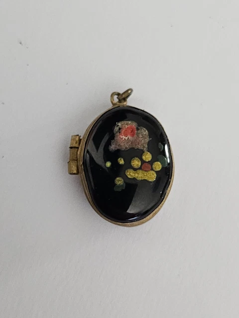 Médaillon Pendentif Ancien Or Ouvrant, Porte-photo Ou Reliquaire, Bijou Vintage