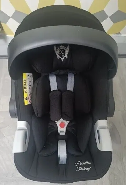 Asiento de coche para bebé Hamilton Turnberry X1 Plus orientado hacia atrás 0-15 meses ¡NUEVO!