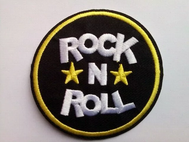 Rock N Roll  Woven Sew Or Iron On Patch