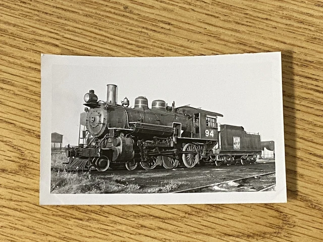 WESTERN PACIFIC RAILROAD Steam Engine Locomotive No. 94 Vintage Photo £ ...