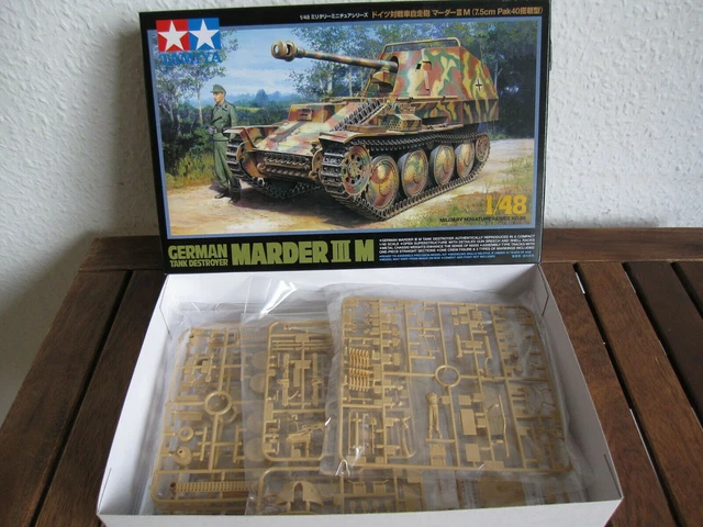 GERMAN TANK DESTROYER Marder III M von Tamiya im Maßstab 1:48 *NEU* EUR ...