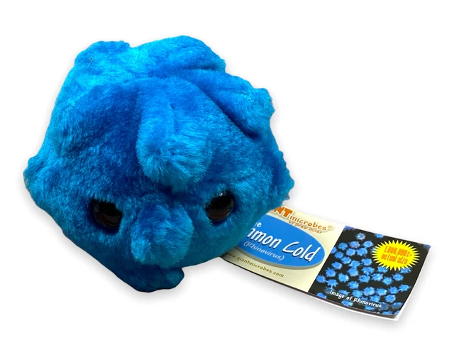 GIANT COLDSTUFFED Plush Rhinovirus Sniffles Biology