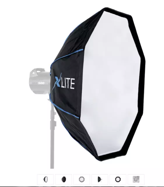 Elinchrom Lighting Kit D-LITE RX 4/4 SOFTBOX TO GO, Black + Xlite 90cm Octobox 2