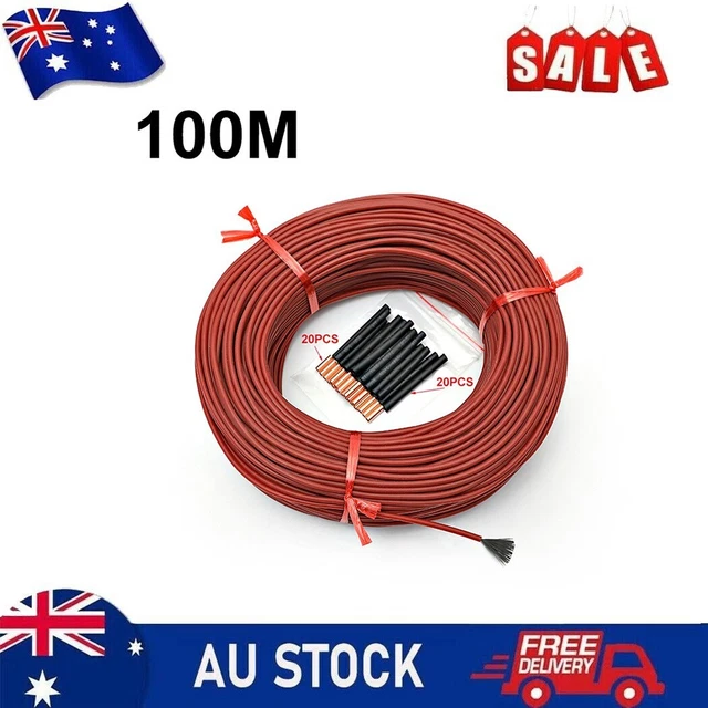 12k 33 Ohm/Carbon- Fiber Heating-Wire Far Infrared Silicone- Heating Cable~