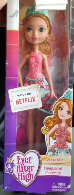 Ever After High Ashlynn Ella Daughter of Cinderella Poseable Doll 12” EUC 