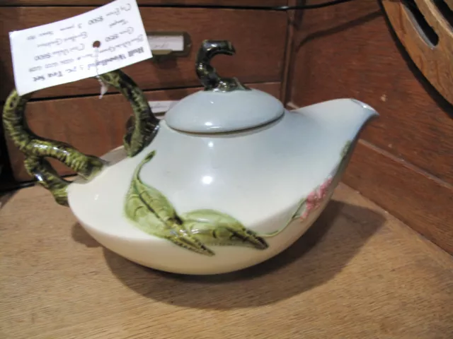 Vintage Hull Art Pottery Woodland Teapot Creamer & Sugar Bowl Set 2
