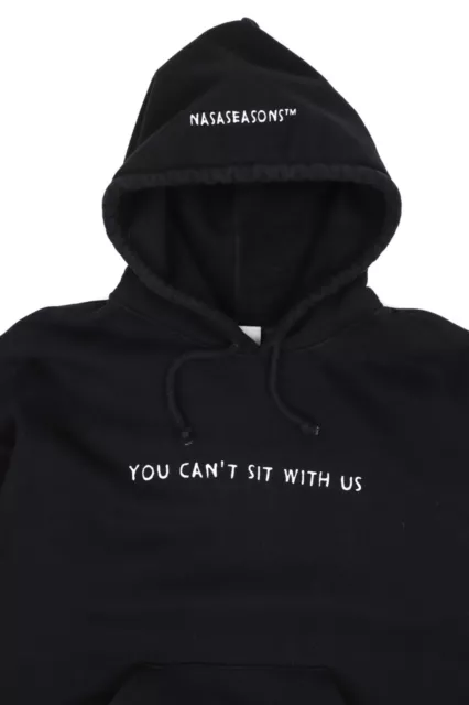 Nasaseasons You Can't Sit With Us Embroidered Black Hoodie 2