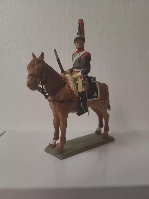 Ancienne Figurine Starlux Plastique - Cavalier -  Empire Napoléon.