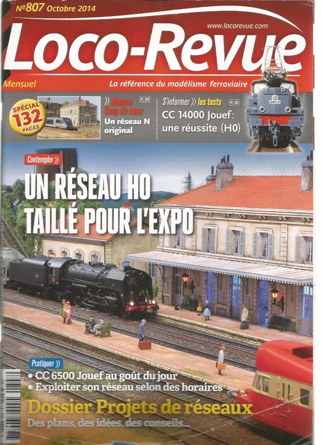 Magazine Loco Revue N°770 - Réseau HO, Occasion, Modélisme Ferroviaire