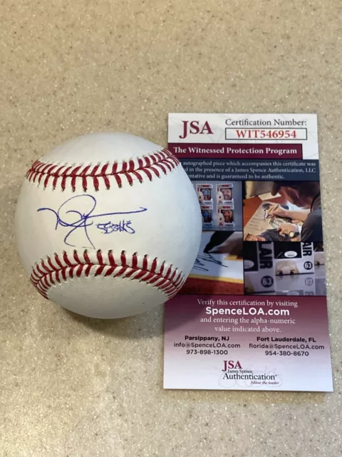 Mark McGwire signed OML baseball ** w/ 583 HRs inscription ** JSA **