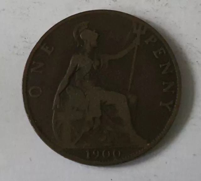 One Penny 1900 Queen Victoria Rare One Penny
