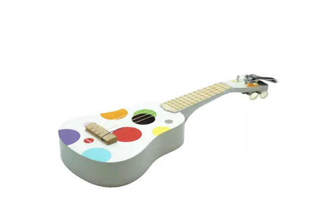 Kinder Gitarre Janod Kids Wooden Toy Ukulele ‘Confetti 3