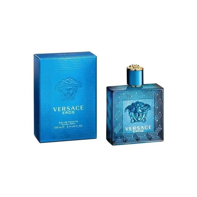 VERSACE profumo da Uomo eros pour homme eau de toilette  100 ml vapo