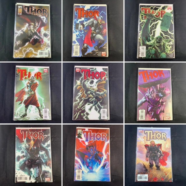 (Lot Of 9) Thor No. 2, 3, 4, 5, 6, 7, 8, 9, 10 Marvel Comic Oct 2007 Straczynski