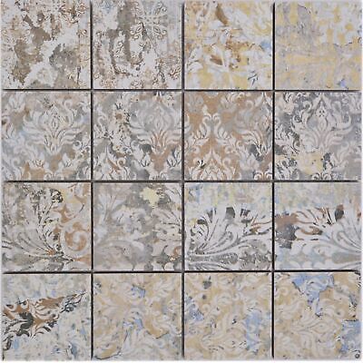 Mosaico cerámico gres porcelánico multicolor mate pared suelo cocina baño WC 16-71CS_b