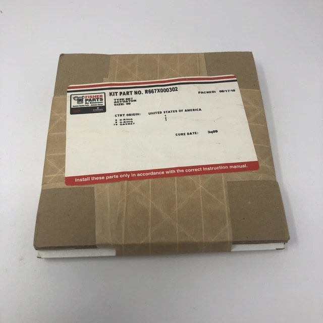 NEW Emerson Fisher R667X000302 Type 667 Actuator Size 30 Repair KIT D633733