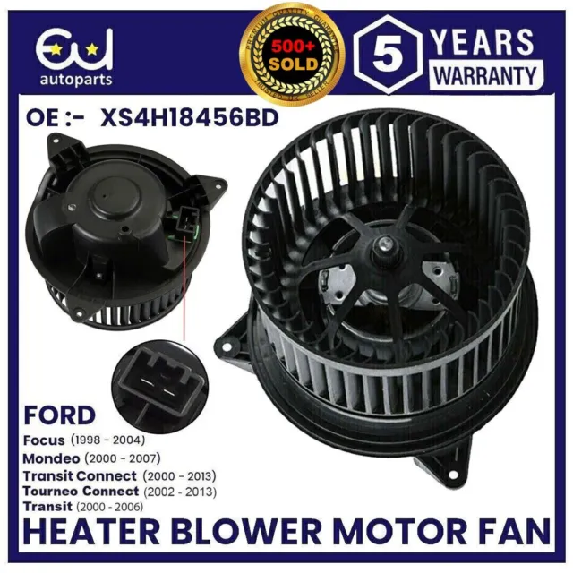Heater Blower Motor Fan For Ford Focus Mk1 Mondeo Mk3 1998-2005 Xs4H-18456-Bd