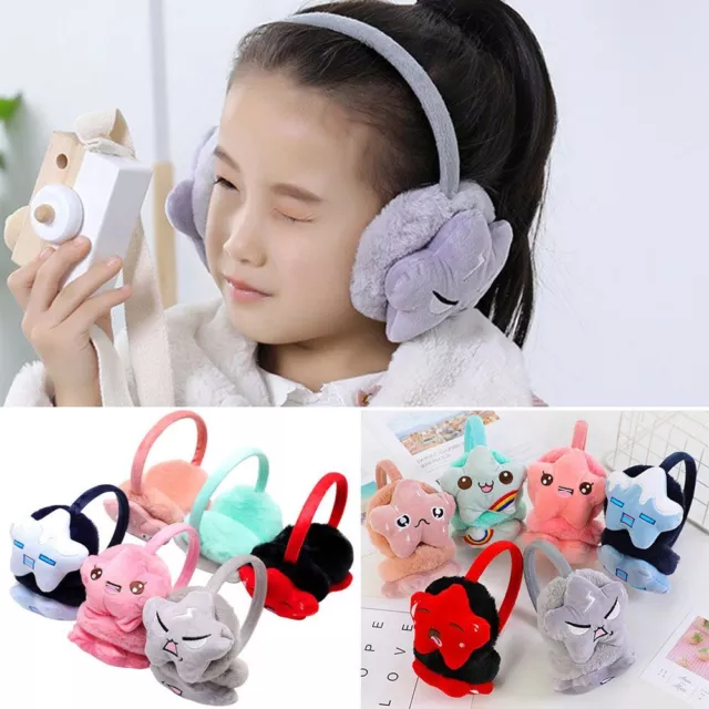 Soft  Thicken Cartoon Lovely Ear Warmers Warm Earmuffs Cotton Ear Protection