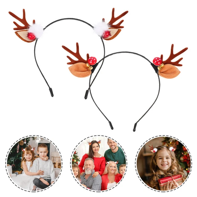 2 piezas diadema Navidad astas de renos astas Navidad