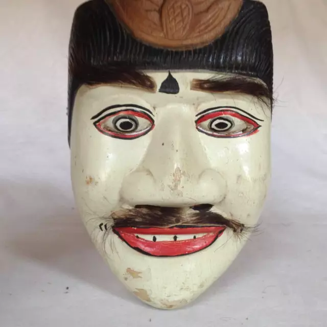 alte Topeng Wayang Bali Java Theatermaske Holz Mask 12