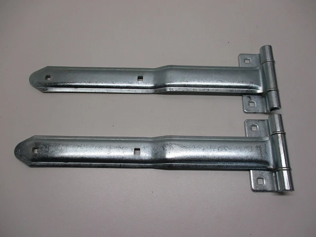Cargo Utility Trailer RV Door 16" Strap Hinges / Pair / Offset Bent Hinges