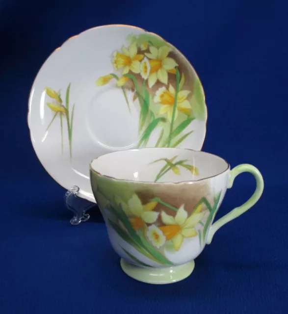Shelley Fine Bone China Daffodil's Cup & Saucer Set