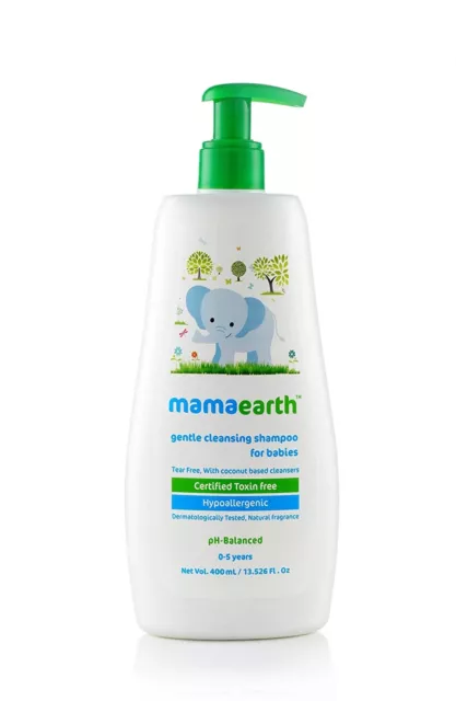 Mamaearth Gentle Cleansing Natural Baby Shampoo, 200ml