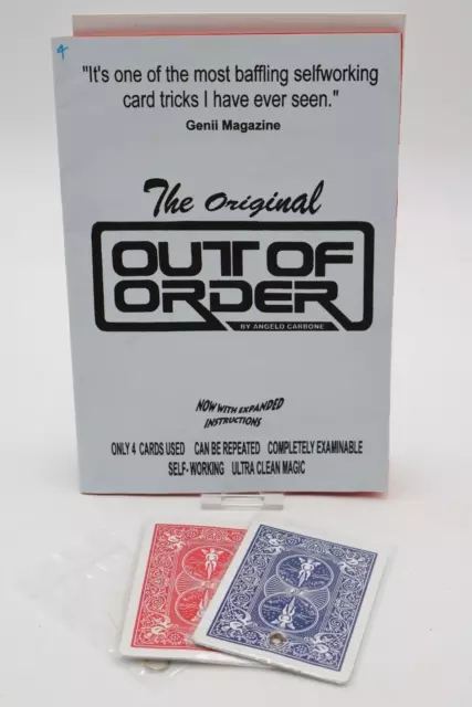 HTF Original Out of Order by Angelo Carbone Magic Trick