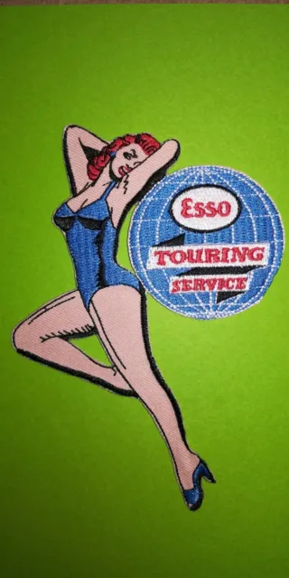 A625 Patch Ecusson Thermocollant Neuf Essence Usa Pin Up 10*13 Cm
