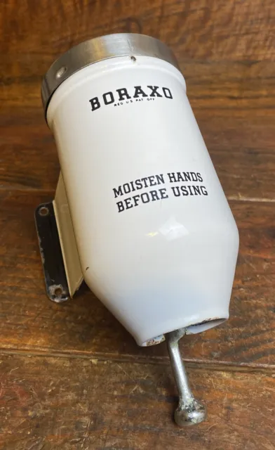 Vintage Boraxo Powdered Dry Hand Soap Tin With Some Powder