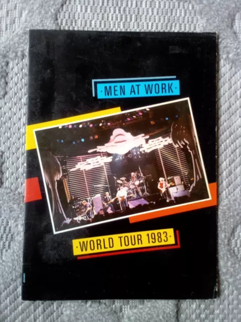 Men at Work Programme World Tour 1983