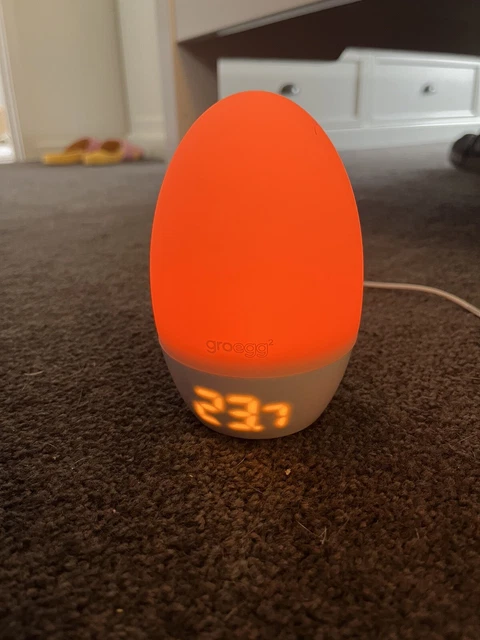 Groegg2 Digital Colour-Changing Nursery Thermometer and Nightlight  USB-Powered