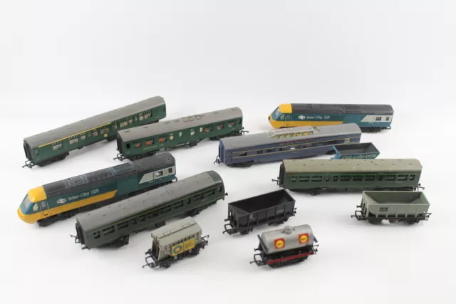 12 x OO Gauge Model Railways, Inc Hornby Inter City 125 Loco & Carriage Etc