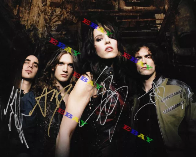 Halestorm Band Autograph Band Autographed  signed 8x10 Photo Reprint