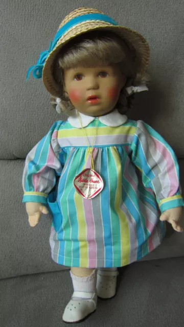 Schöne Käthe Kruse Puppe, Mädchen 32cm, 1989