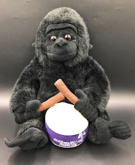 CADBURY DAIRY MILK Drumming Gorilla Monkey With Drum Soft Plush Toy