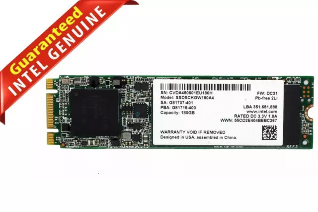 Intel 530 series 180GB SSD M.2 SATA III 2280 MLC SSDSCKGW180A4 Solid State Drive