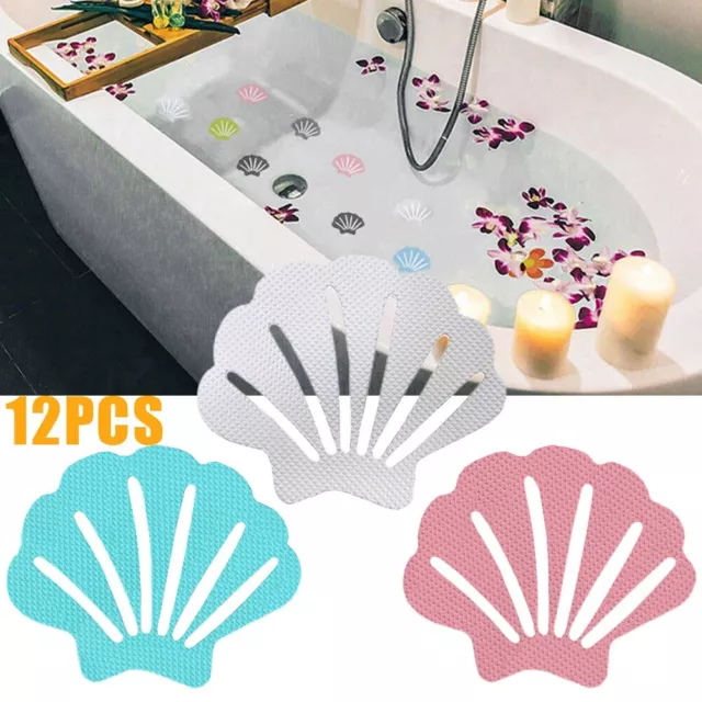 12 X Anti D��rapant Bain Prise Stickers - Douche Bandes Coussinet Sol S��curit��