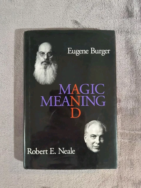 MAGIC AND MEANING Eugene Burger + Robert Neale £94.95 - PicClick UK