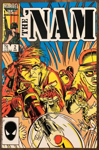 The Nam #2 By Doug Murray Michael Golden Marks Vietnam War POW MIA Marvel 1987