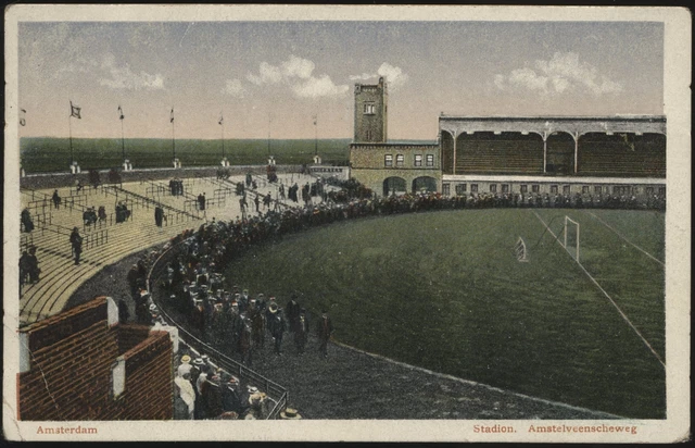 JH Scheeaefer - 'Amsterdam Stadium' (1919) - Used Postcard