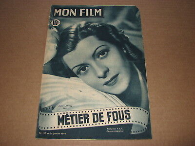 MON FILM N° 127   LISETTE LANVIN  METIER DE FOUS 