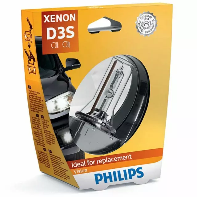 Philips D3S Vision Xenon - Auto Intensives Lampe Single 42403VIS1