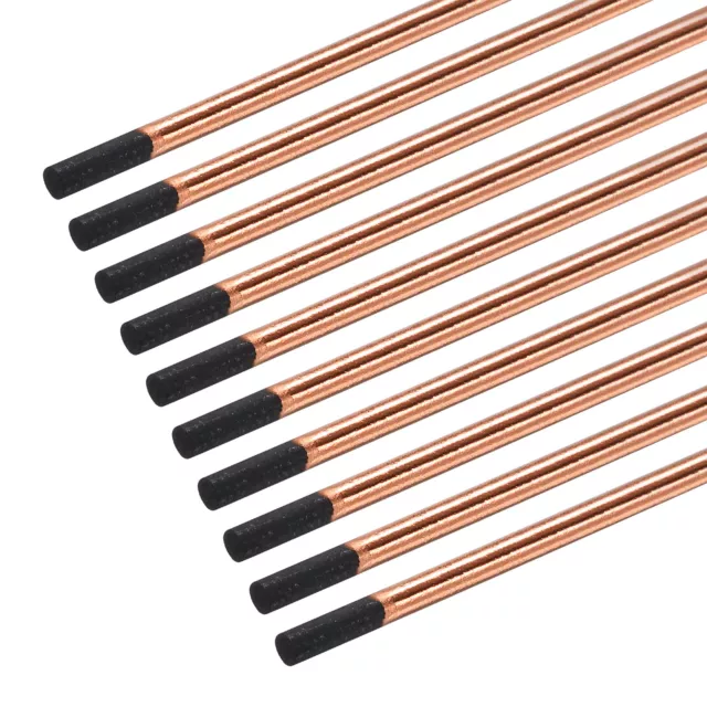 20pcs 9mmx355mm Carbon Arc Air Gouging Rods Copper Graphite Electrode Rods