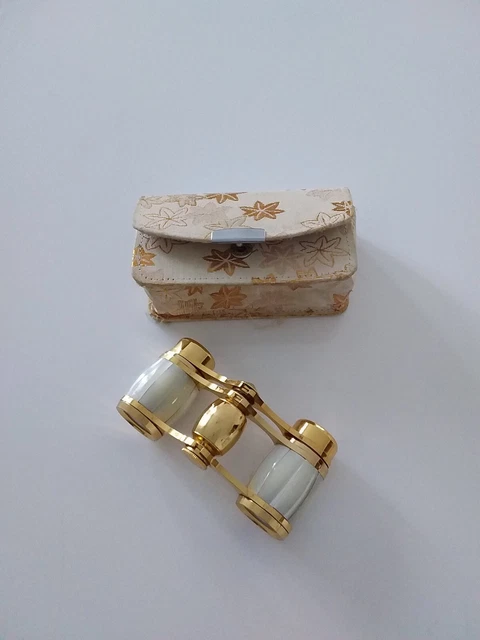 Antikes OPERGLAS Gold  MIT PERLMUT